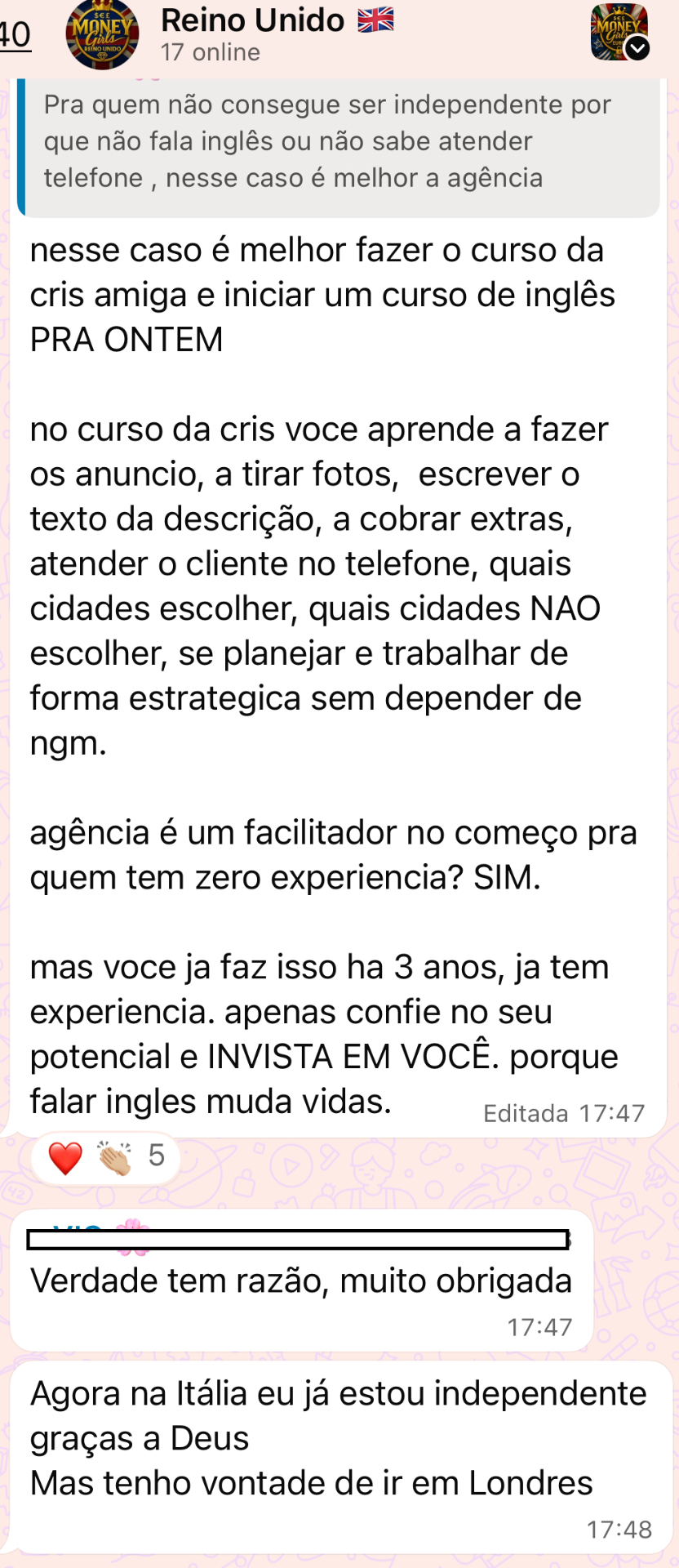 Depoimento de aluna 2