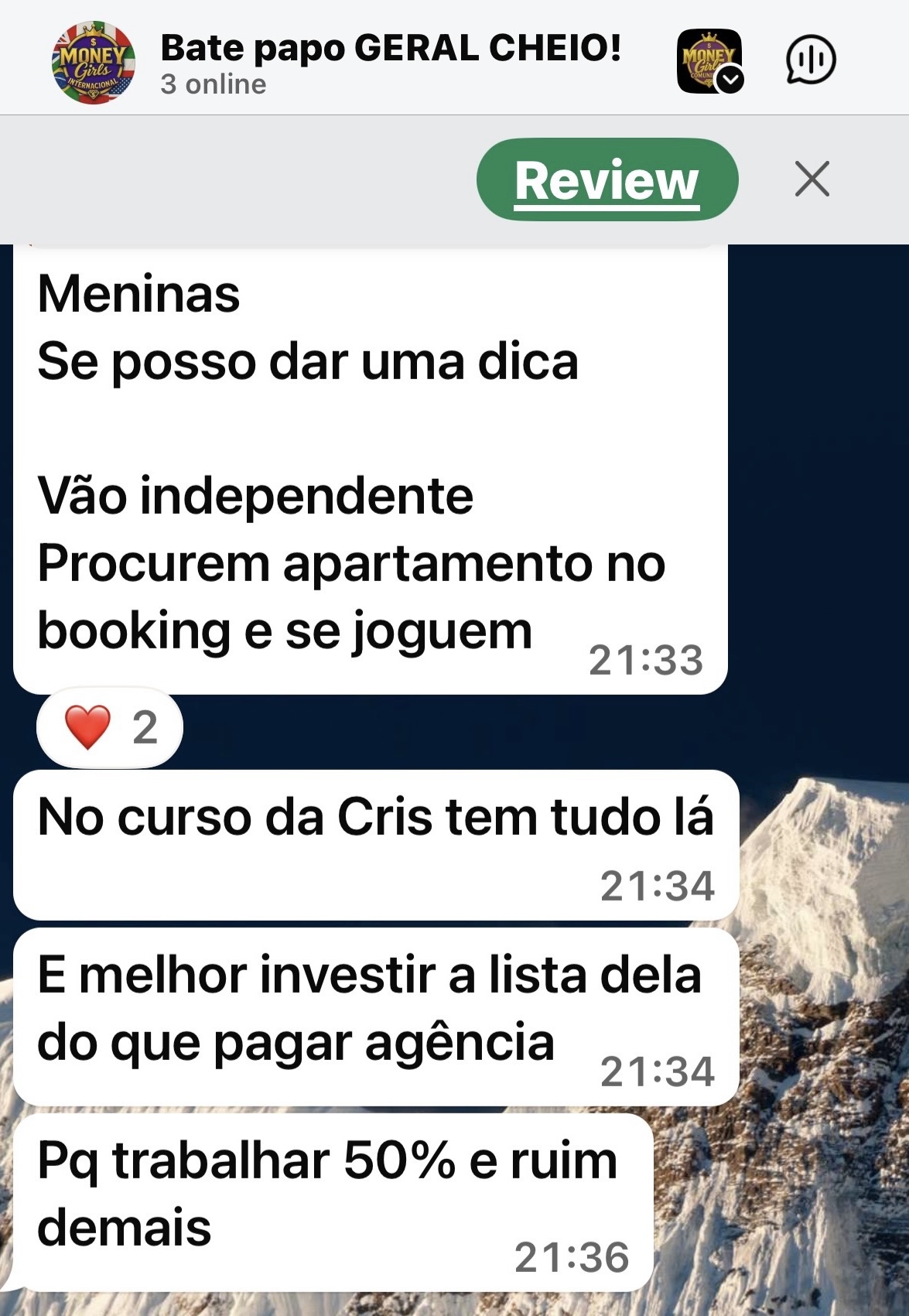 Depoimento de aluna 9