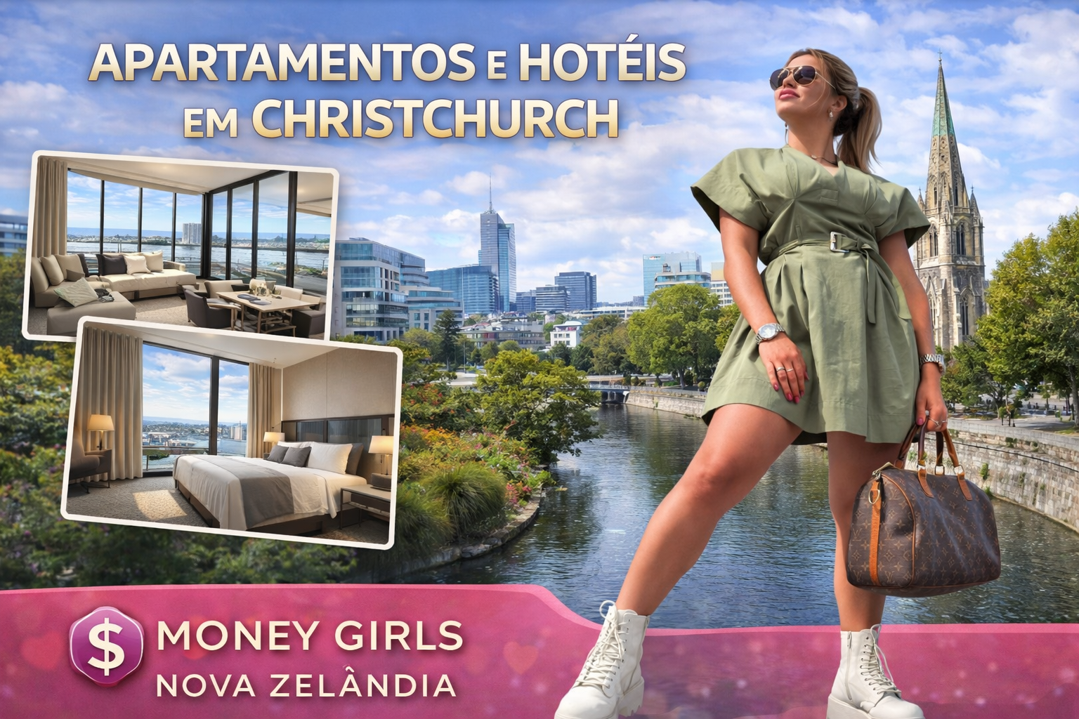 Apartamentos e Hotéis em Christchurch